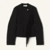 Asymmetrical Jacket in Bouclé Wool Asymmetrical Jacket in Bouclé Wool
