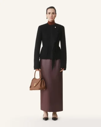 Asymmetrical Jacket in Bouclé Wool Asymmetrical Jacket in Bouclé Wool