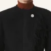 Asymmetrical Jacket in Bouclé Wool Asymmetrical Jacket in Bouclé Wool
