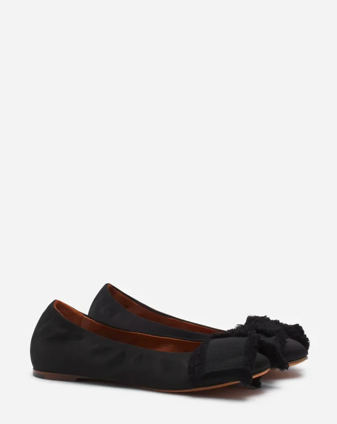 Ballerina Flat with a Satin Bow Ballerina Flat with a Satin Bow
