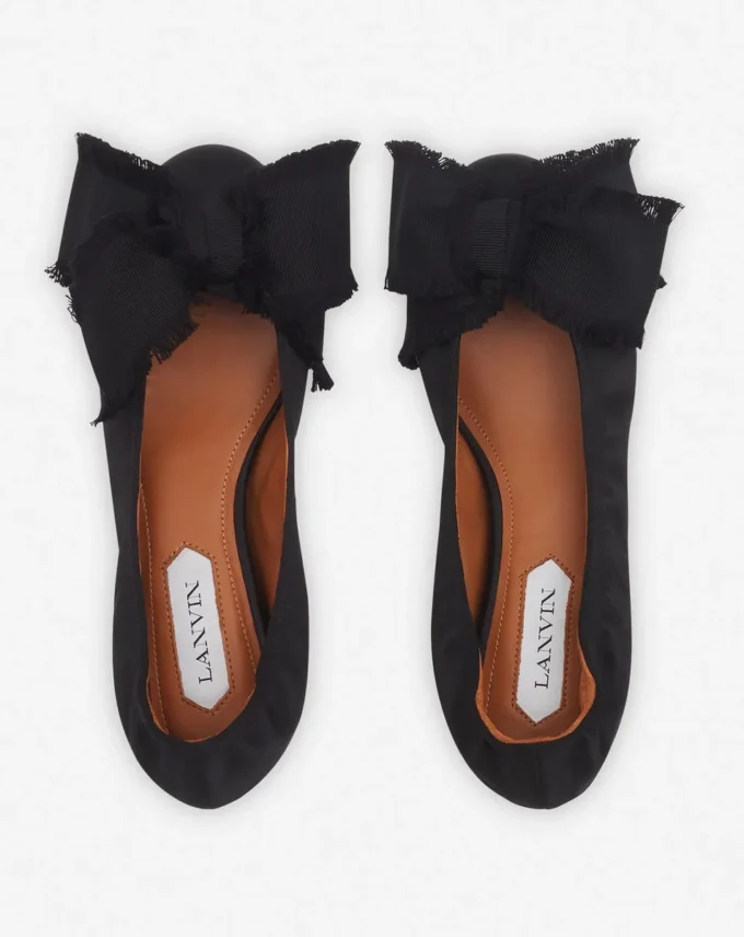 Ballerina Flat with a Satin Bow Ballerina Flat with a Satin Bow