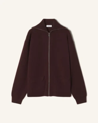 Cashmere Zip Cardigan