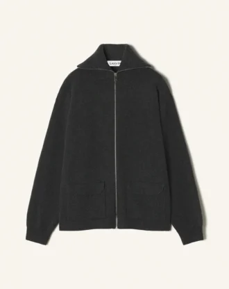 Cashmere Zip Cardigan