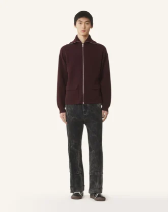 Cashmere Zip Cardigan