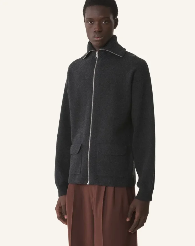 Cashmere Zip Cardigan Cashmere Zip Cardigan