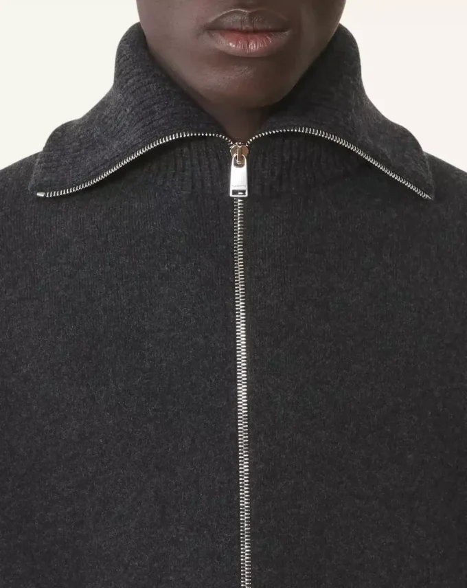Cashmere Zip Cardigan Cashmere Zip Cardigan