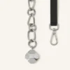 Catch by Lanvin Leather and Metal Chain Belt Catch by Lanvin Leather and Metal Chain Belt