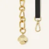 Catch by Lanvin Leather and Metal Chain Belt Catch by Lanvin Leather and Metal Chain Belt