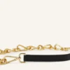 Catch by Lanvin Leather and Metal Chain Belt Catch by Lanvin Leather and Metal Chain Belt