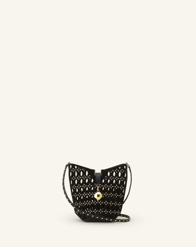 Catch Nano by Lanvin Bucket Bag in Suede Catch Nano by Lanvin Bucket Bag in Suede