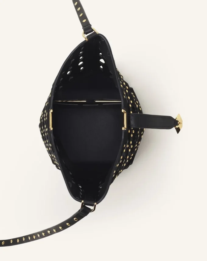 Catch Nano by Lanvin Bucket Bag in Suede Catch Nano by Lanvin Bucket Bag in Suede