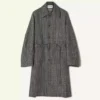 Checked Wool Car Coat Checked Wool Car Coat