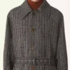 Checked Wool Car Coat Checked Wool Car Coat