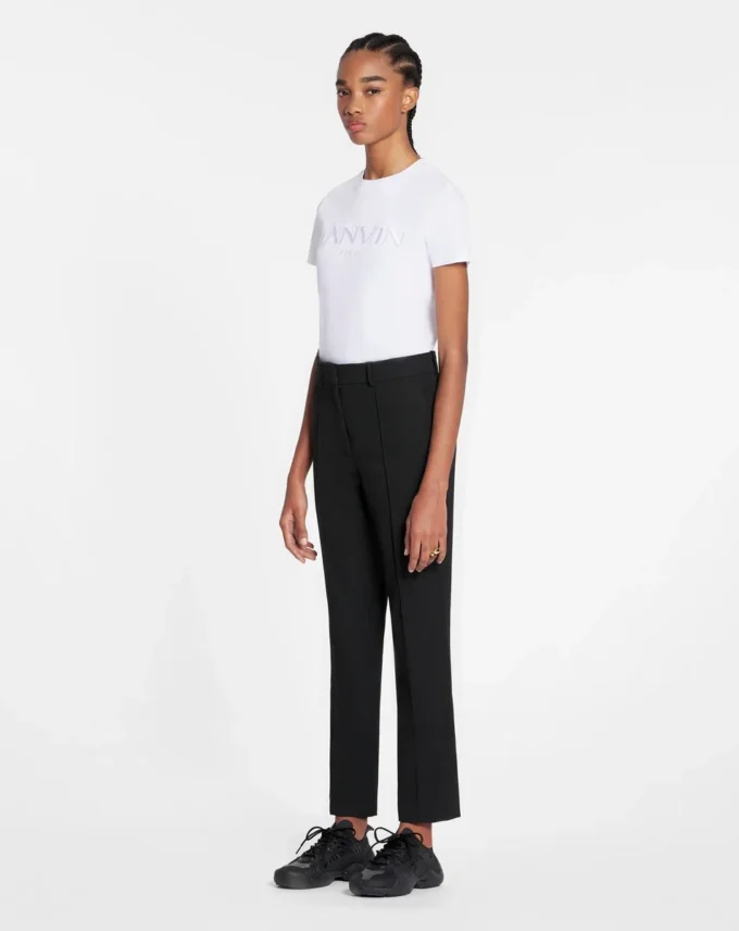 Classic Fit Lanvin Embroidered T-Shirt