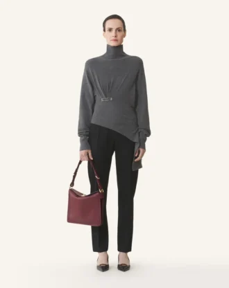Compagnon Asymmetrical Bag in Leather