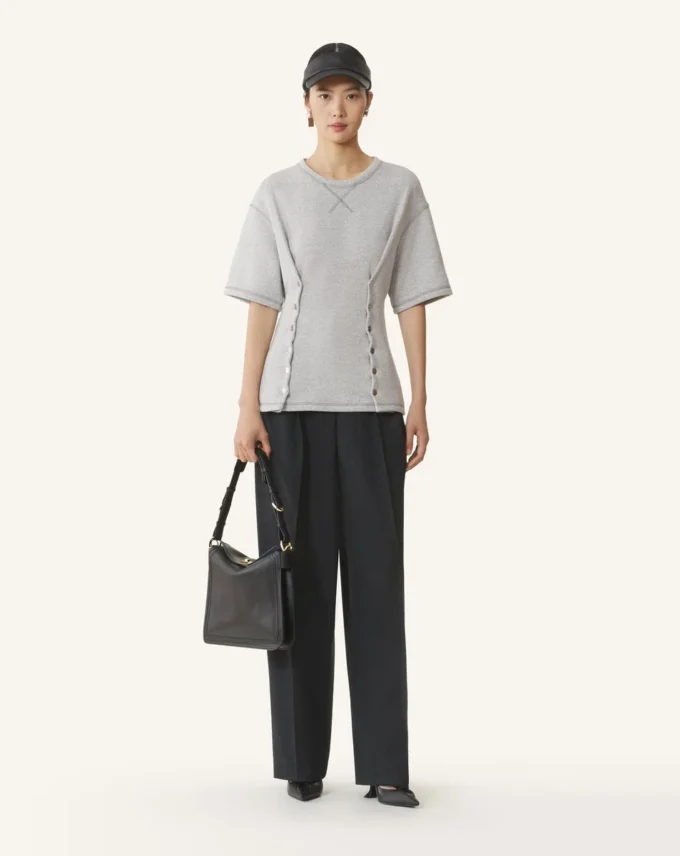 Compagnon Asymmetrical Bag in Leather Compagnon Asymmetrical Bag in Leather