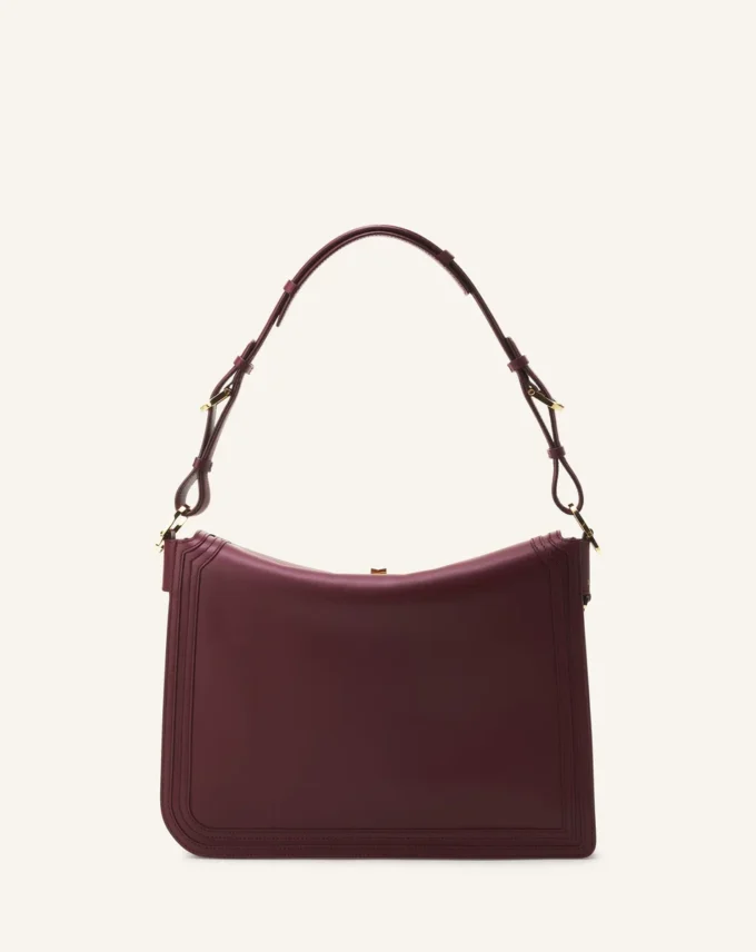 Compagnon Asymmetrical Bag in Leather Compagnon Asymmetrical Bag in Leather