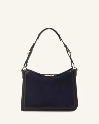 Compagnon Asymmetrical Bag in Suede
