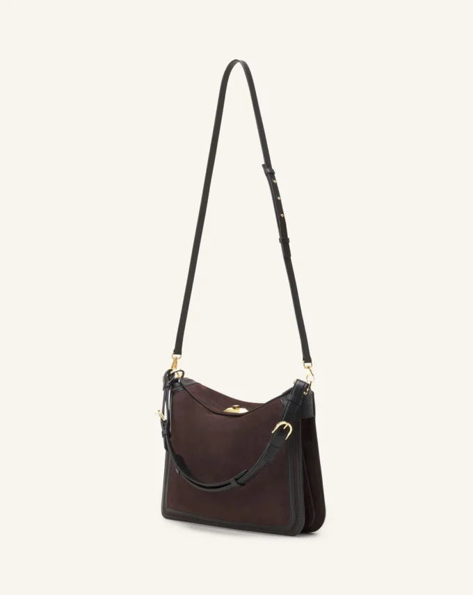 Compagnon Asymmetrical Bag in Suede Compagnon Asymmetrical Bag in Suede