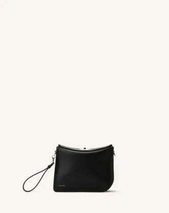 Compagnon Asymmetrical Leather Clutch Bag