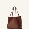 Concerto Arpège Leather Tote Bag Concerto Arpège Leather Tote Bag