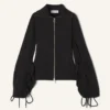 Cotton Fleece Adn Cashmere Jacket