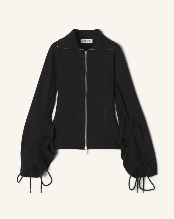 Cotton Fleece Adn Cashmere Jacket