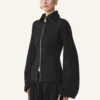 Cotton Fleece Adn Cashmere Jacket