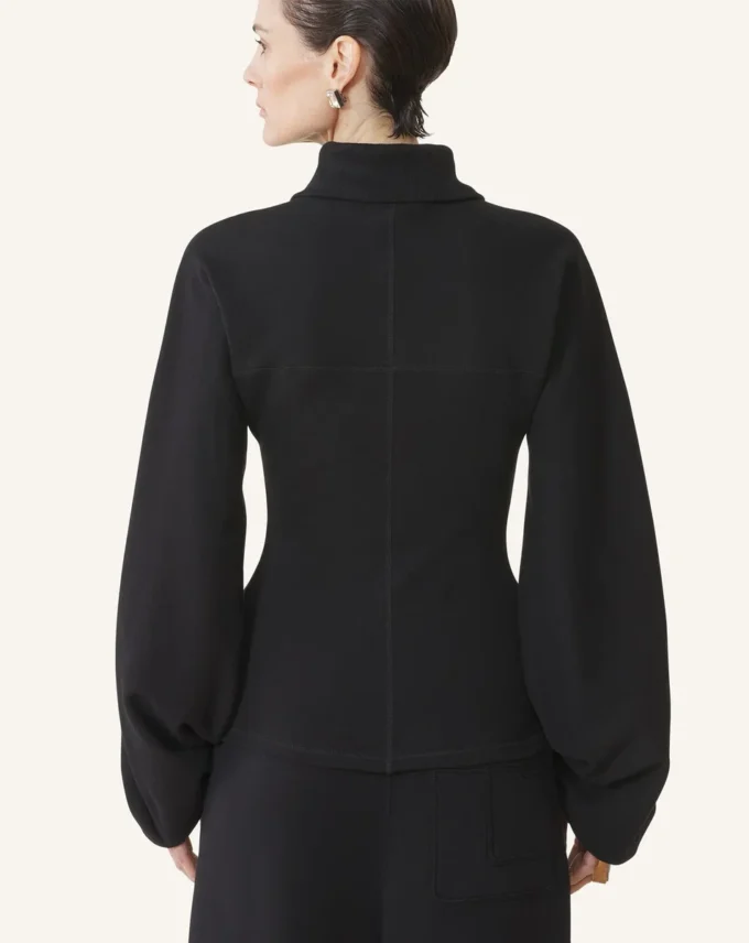 Cotton Fleece Adn Cashmere Jacket