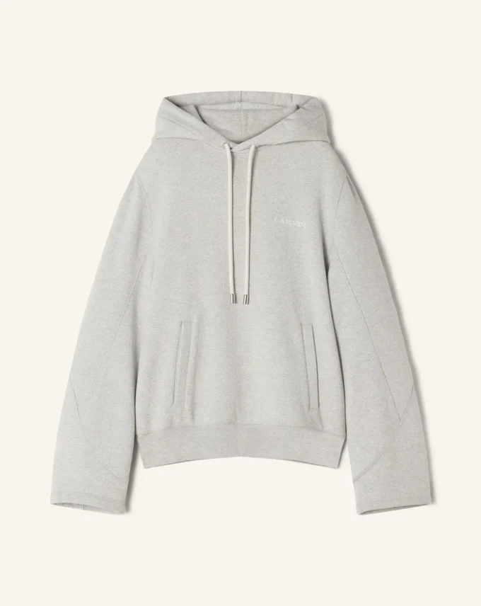 Cotton Fleece and Cashmere Hoodie Cotton Fleece and Cashmere Hoodie