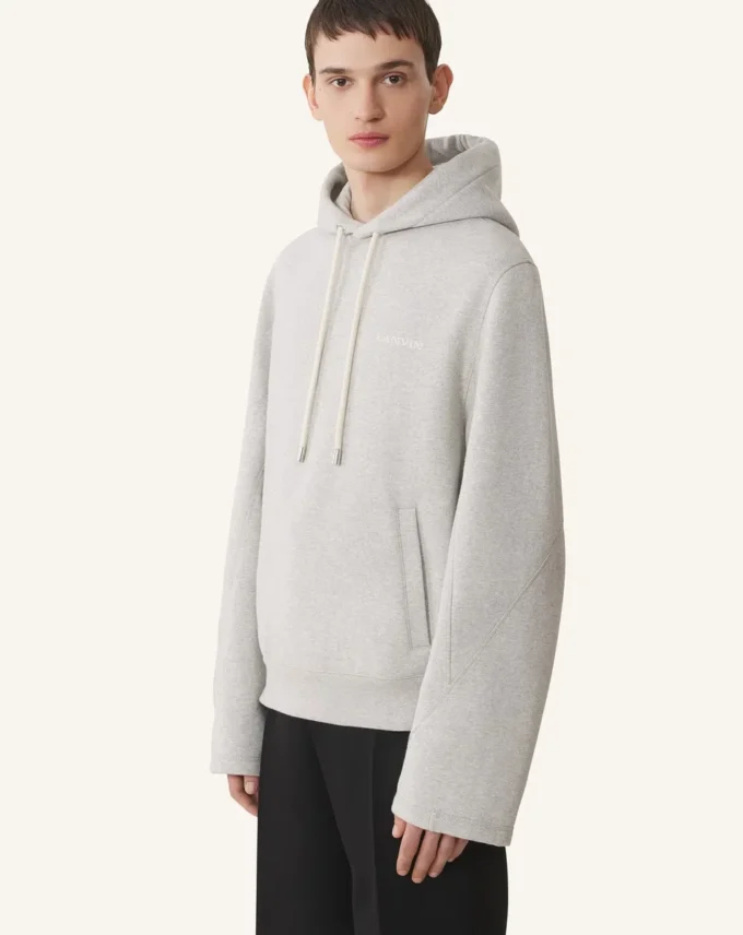 Cotton Fleece and Cashmere Hoodie Cotton Fleece and Cashmere Hoodie