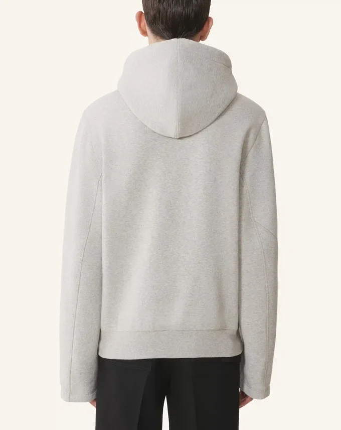 Cotton Fleece and Cashmere Hoodie Cotton Fleece and Cashmere Hoodie