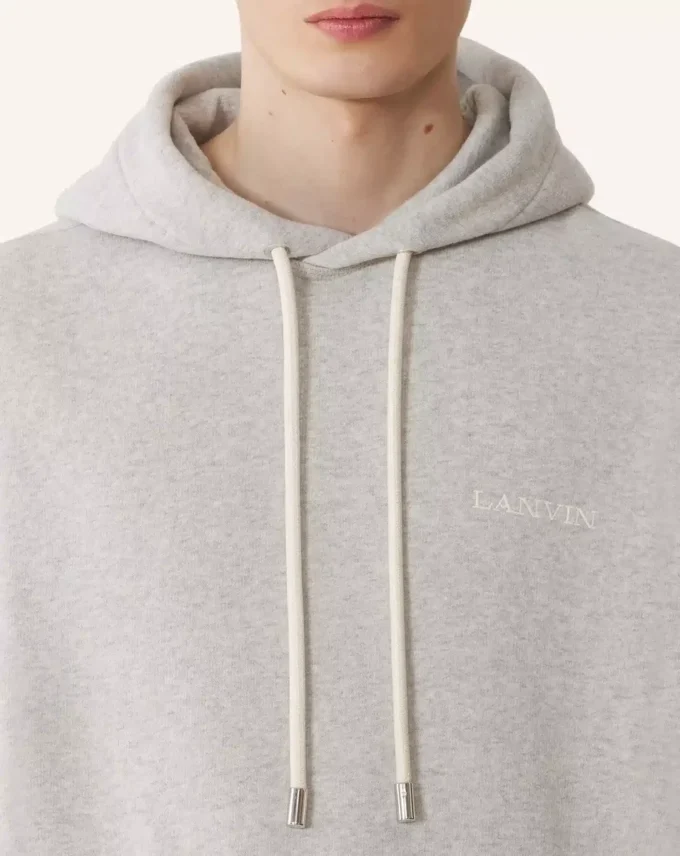Cotton Fleece and Cashmere Hoodie Cotton Fleece and Cashmere Hoodie