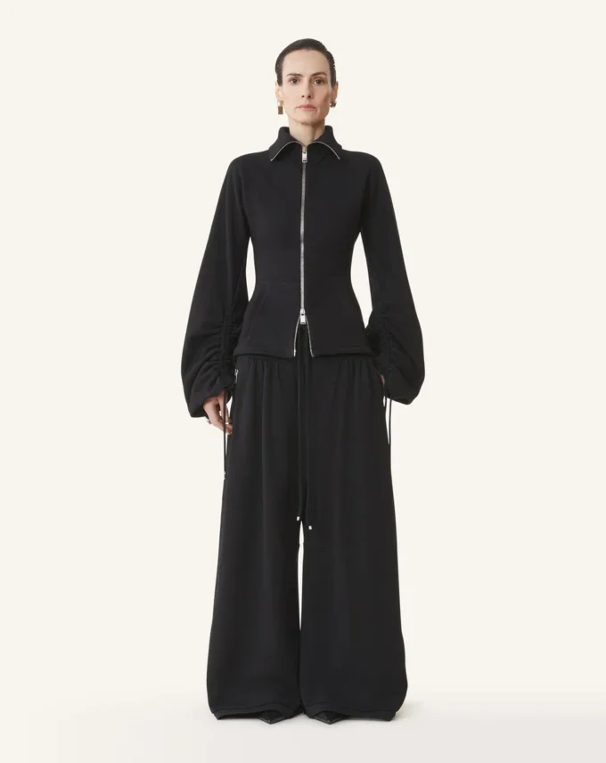 Cotton Fleece Adn Cashmere Jacket