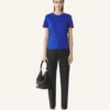 Cotton T-Shirt with Ribbon Detail