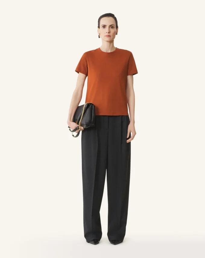 Wide-Leg Flannel Pants Wide-Leg Flannel Pants