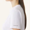 Cotton T-Shirt with Ribbon Detail