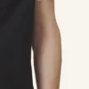 Cotton T-Shirt with Silk Detail Cotton T-Shirt with Silk Detail