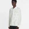 Cotton Voile Shirt with Cut-Outs Cotton Voile Shirt with Cut-Outs
