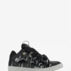 Curb Leather Sneakers with Sparkles Curb Leather Sneakers with Sparkles