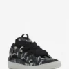 Curb Leather Sneakers with Sparkles Curb Leather Sneakers with Sparkles