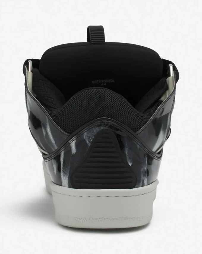 Curb Leather Sneakers with Sparkles Curb Leather Sneakers with Sparkles