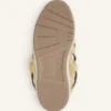 Curb Metallic Leather Sneakers with Mesh Laces Curb Metallic Leather Sneakers with Mesh Laces
