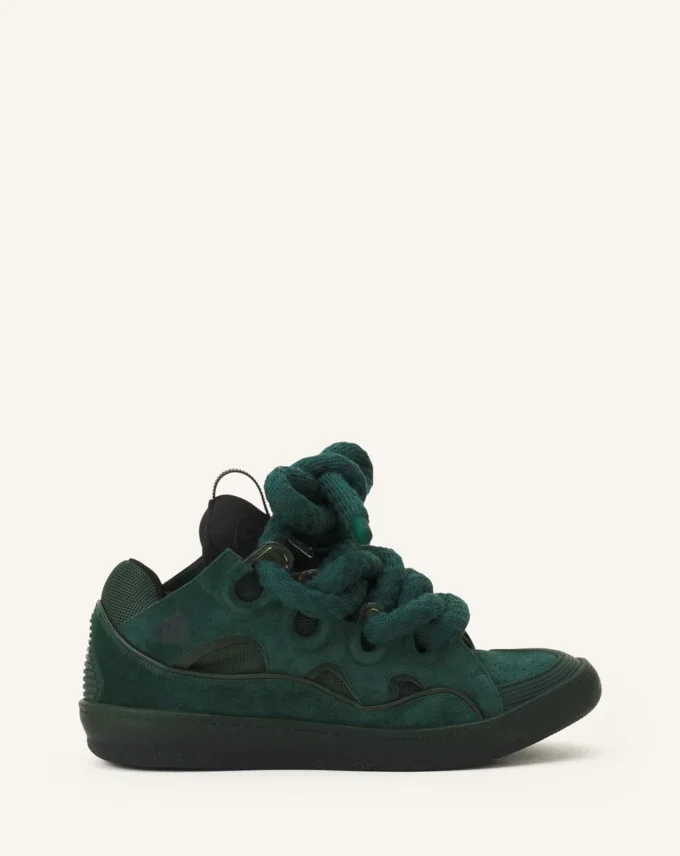Curb Sneakers in Leather with Snake Laces Curb Sneakers in Leather with Snake Laces