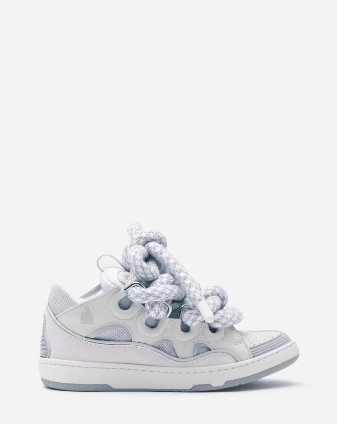 Curb Sneakers in Leather with Snake Laces Curb Sneakers in Leather with Snake Laces