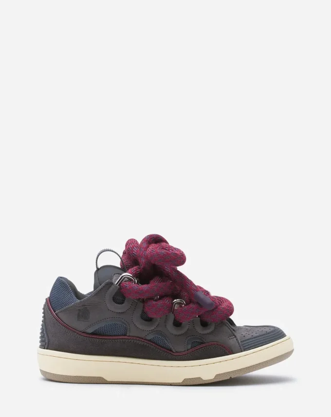 Curb Sneakers in Leather with Snake Laces Curb Sneakers in Leather with Snake Laces