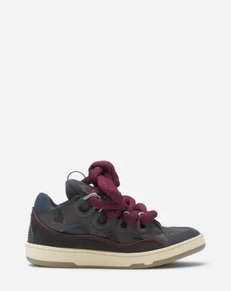Curb Sneakers in Leather with Snake Laces Curb Sneakers in Leather with Snake Laces