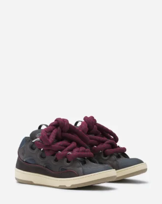 Curb Sneakers in Leather with Snake Laces Curb Sneakers in Leather with Snake Laces