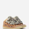 Curb Sneakers in Leather with Snake Laces