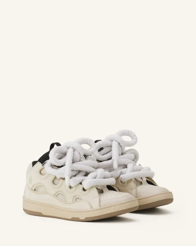 Curb Sneakers in Leather with Snake Laces Curb Sneakers in Leather with Snake Laces